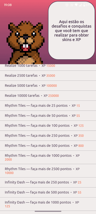 Conquistas do TaskQuest