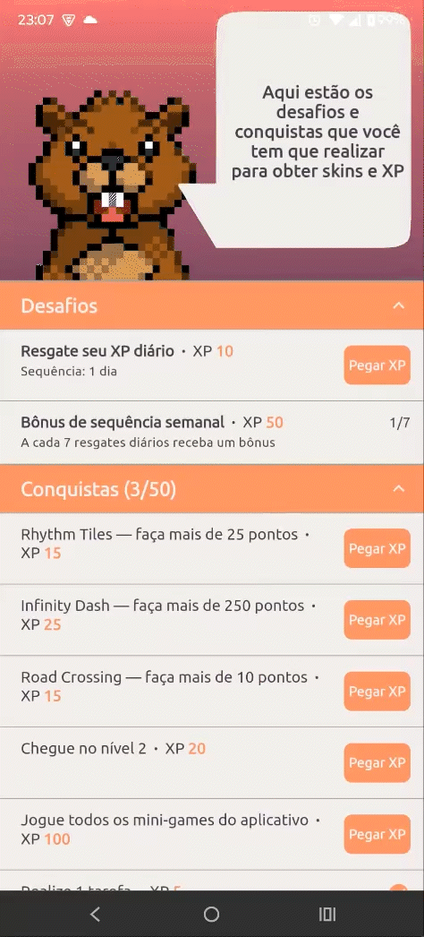 Conquistas do TaskQuest